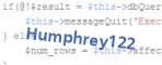 verification code